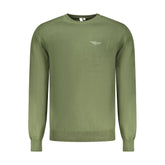 Accademia Militare Green Cotton Men Sweater